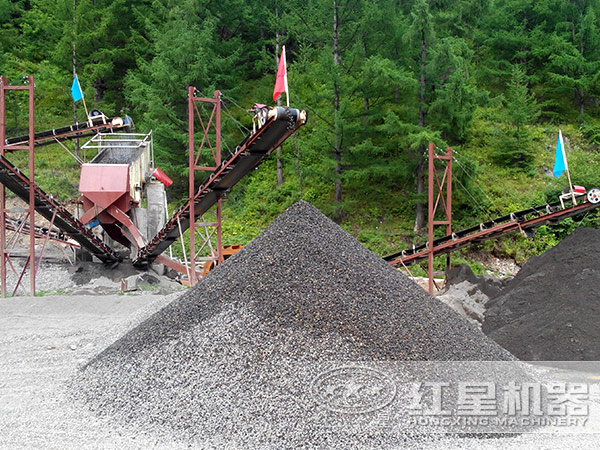 HVI沖擊式制砂、整形機(jī)加工出的石料