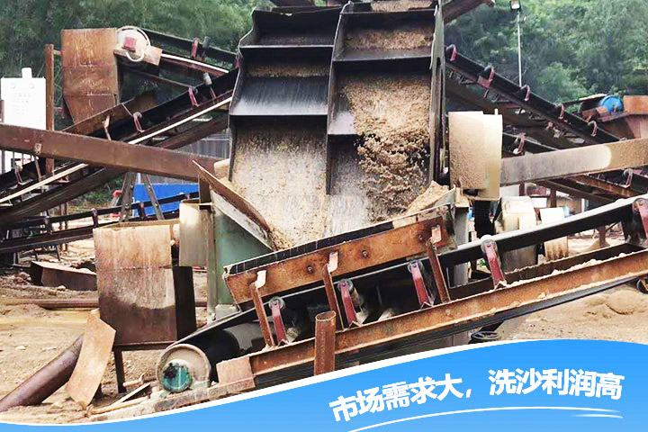 砂石需求量大，洗沙廠洗沙利潤高